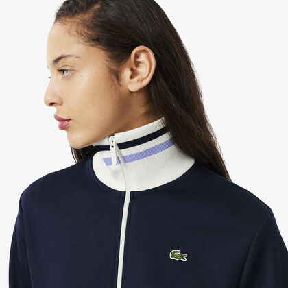 سويت شيرت مخطط بسحاب سويت شيرت مخطط بسحاب