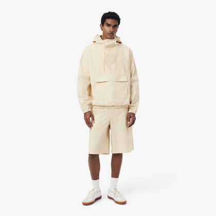 Straight Fit Printed Bermuda Cargo Shorts