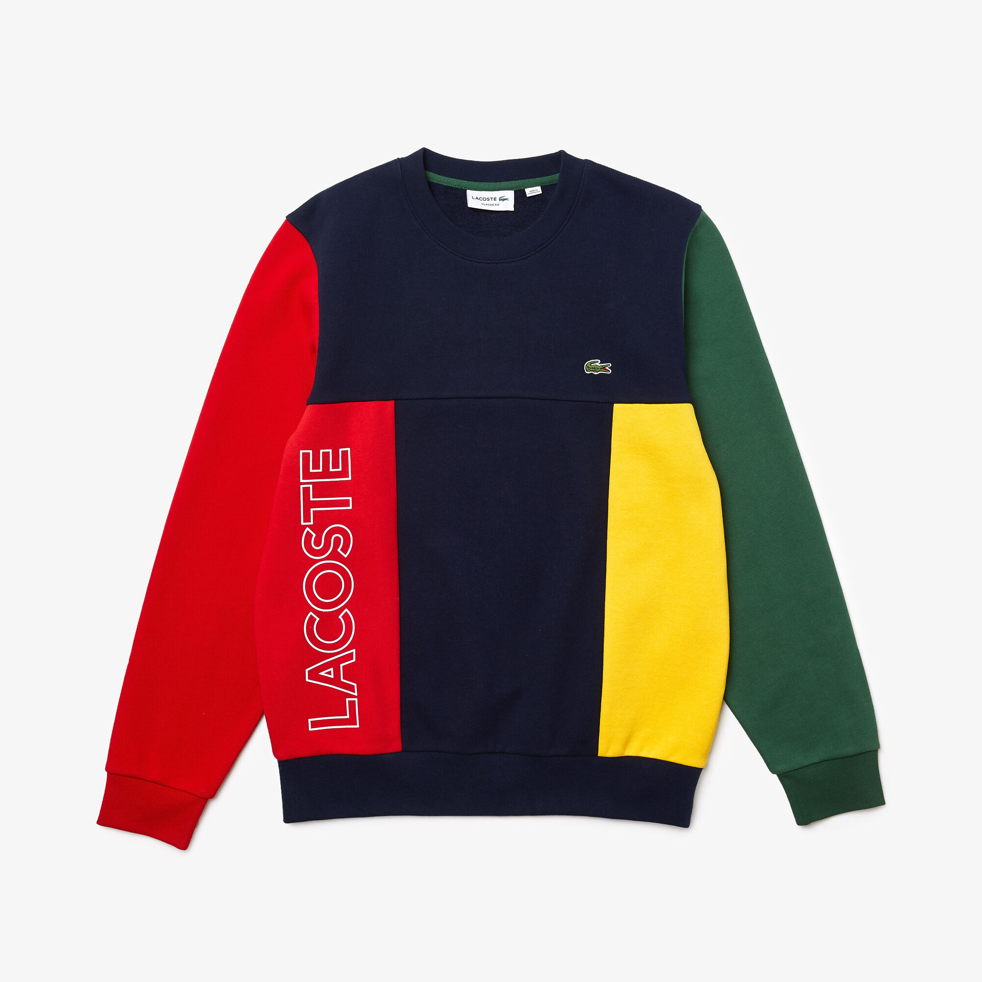 Men's lacoste sport colorblock fleece tennis sweatshirt online