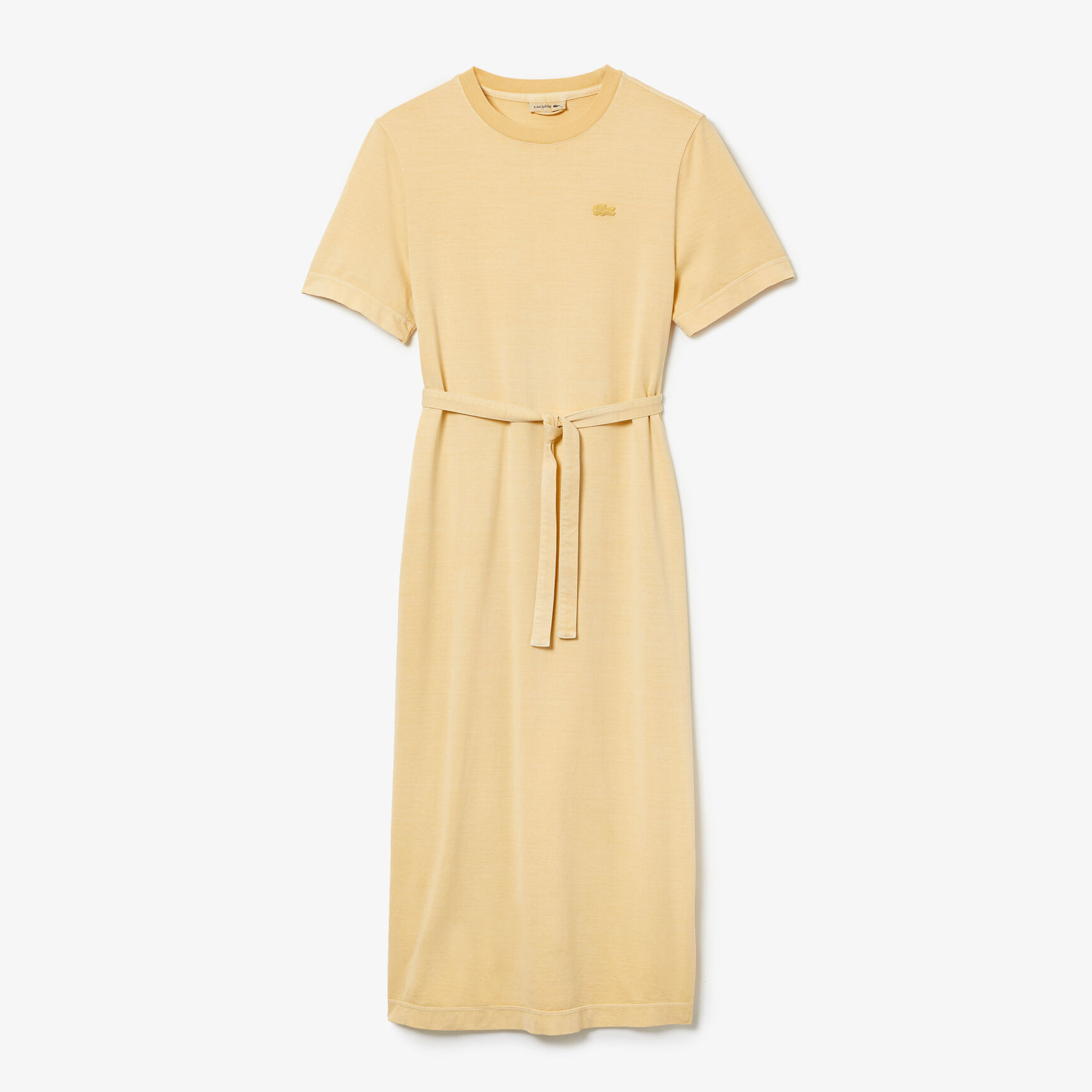 فستان لاكوست طويل بتصميم تيشيرت قطن عضوي للنساء فستان لاكوست طويل بتصميم تيشيرت قطن عضوي للنساء