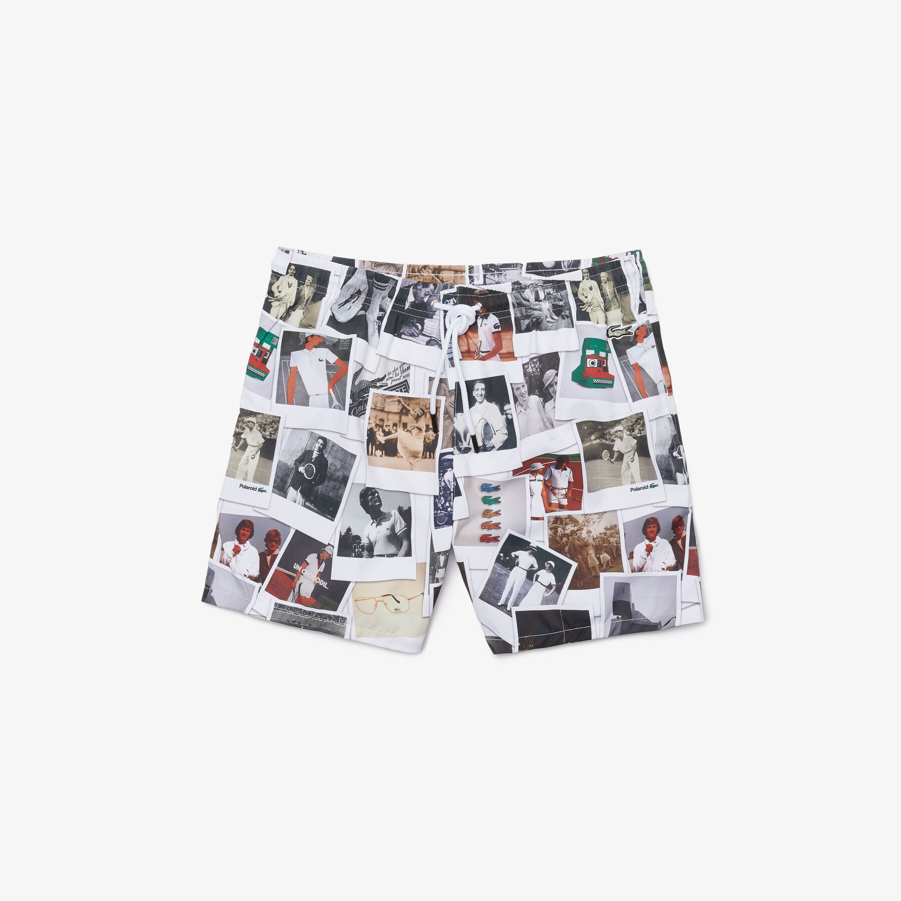 Unisex Lacoste LIVE Polaroid Collaboration Print Swimming Trunks unisex lacoste live polaroid collaboration print swimming trunks