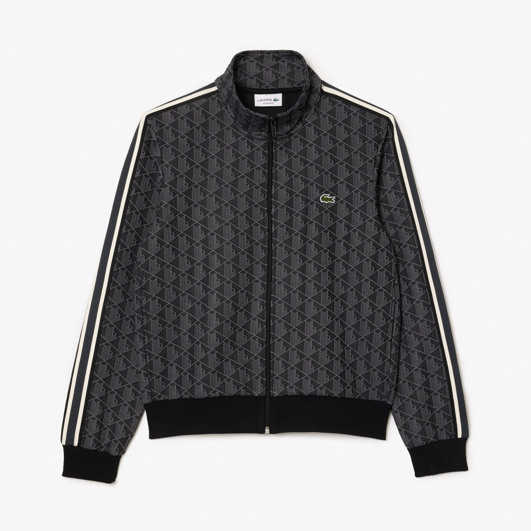 Paris Zip-Up Jacquard Track Jacket lacoste paris zip up jacquard track jacket
