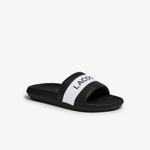 Women's Croco Synthetic And Textile Slides
