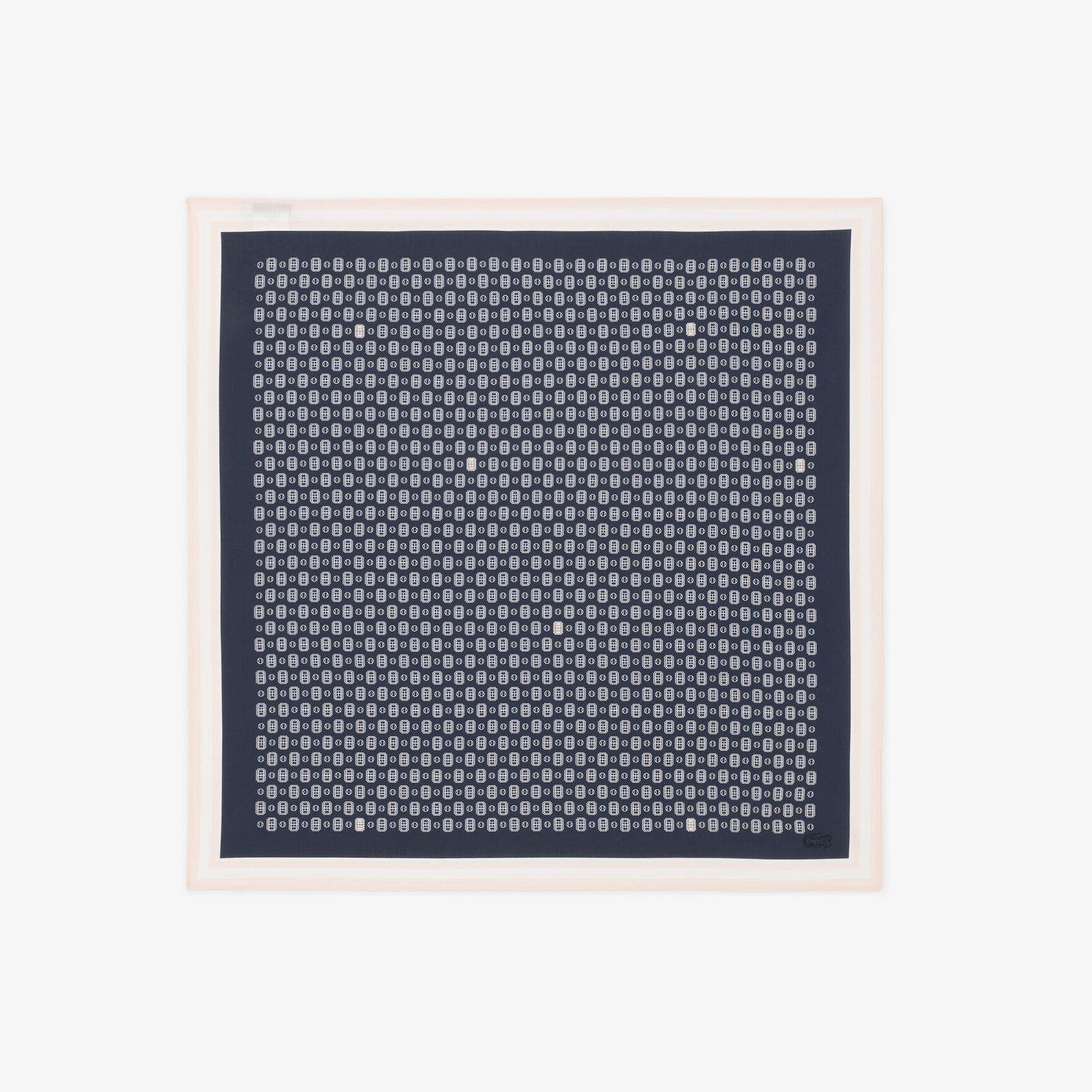 Tennis Print Poplin Scarf