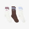 lacoste 3 pack ribbed socks