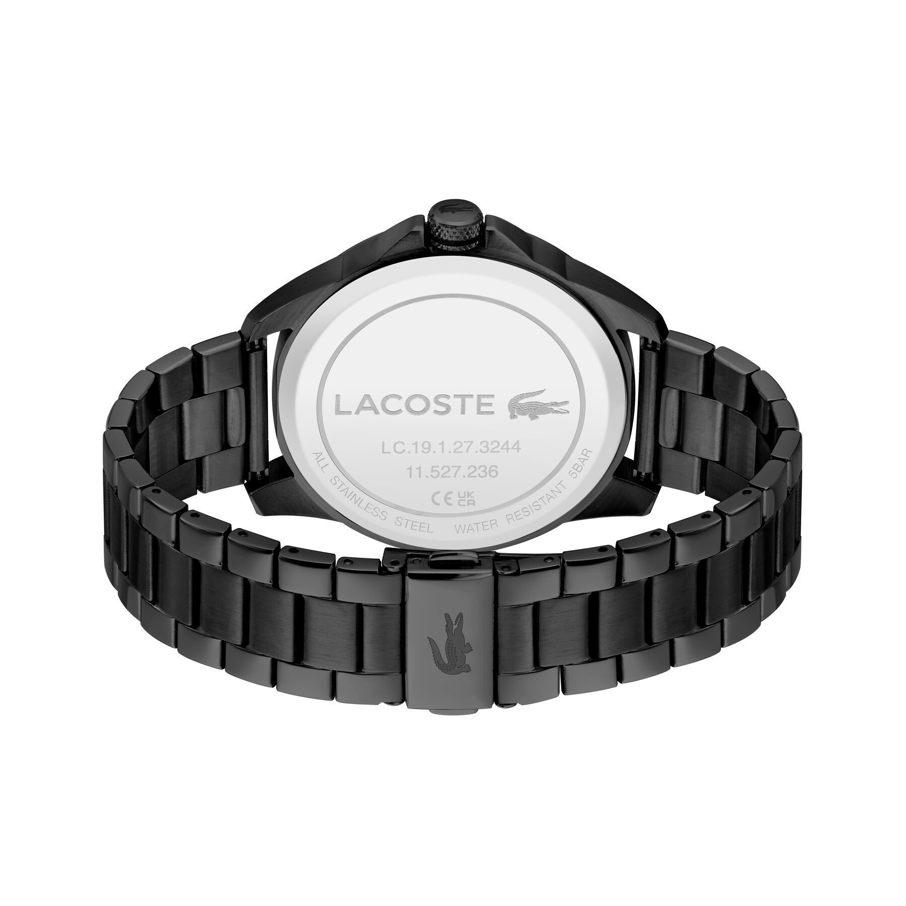 lacoste le croc metal bracelet watch