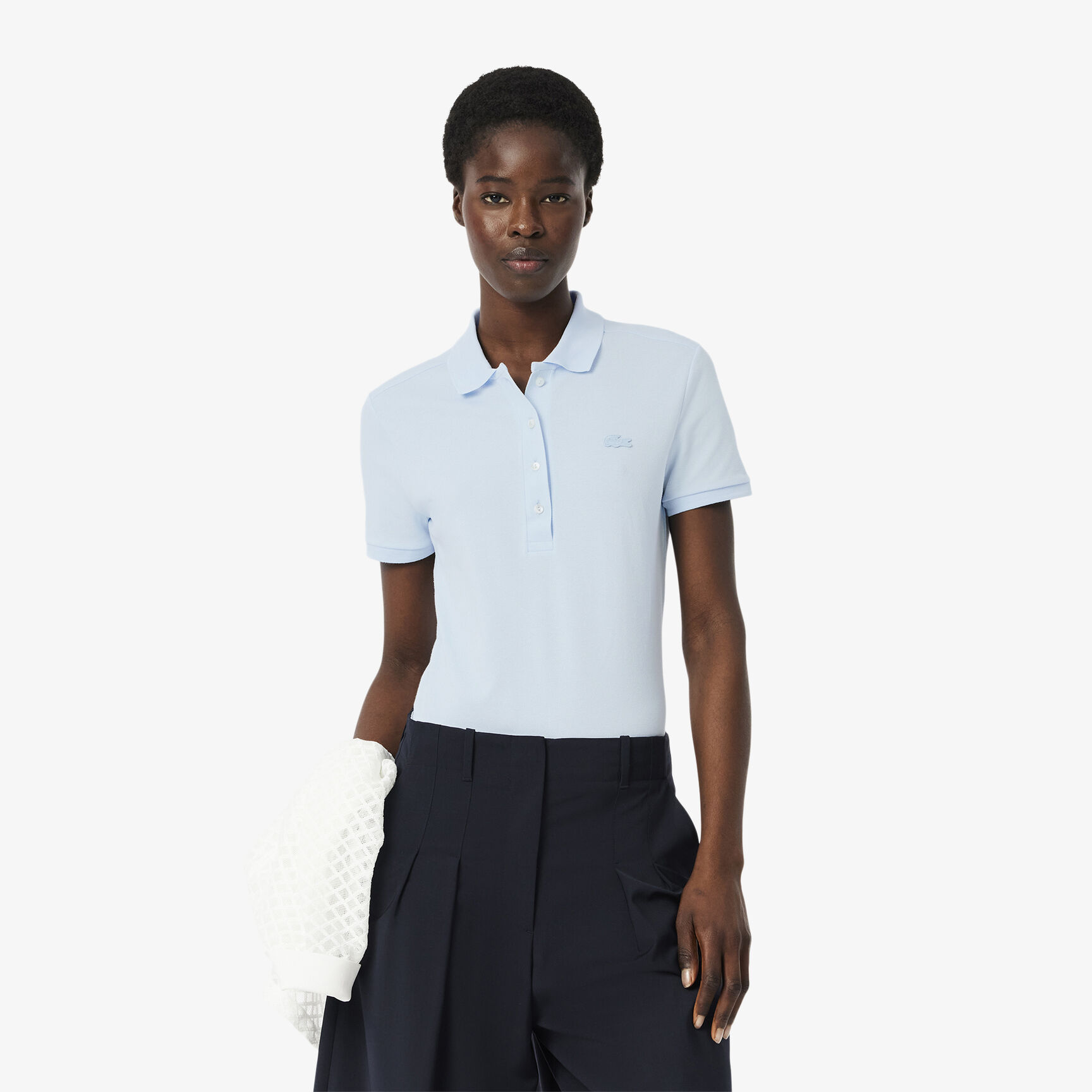 L.12.D Slim Fit Stretch Petit Pique Polo Shirt L.12.D Slim Fit Stretch Petit Pique Polo Shirt