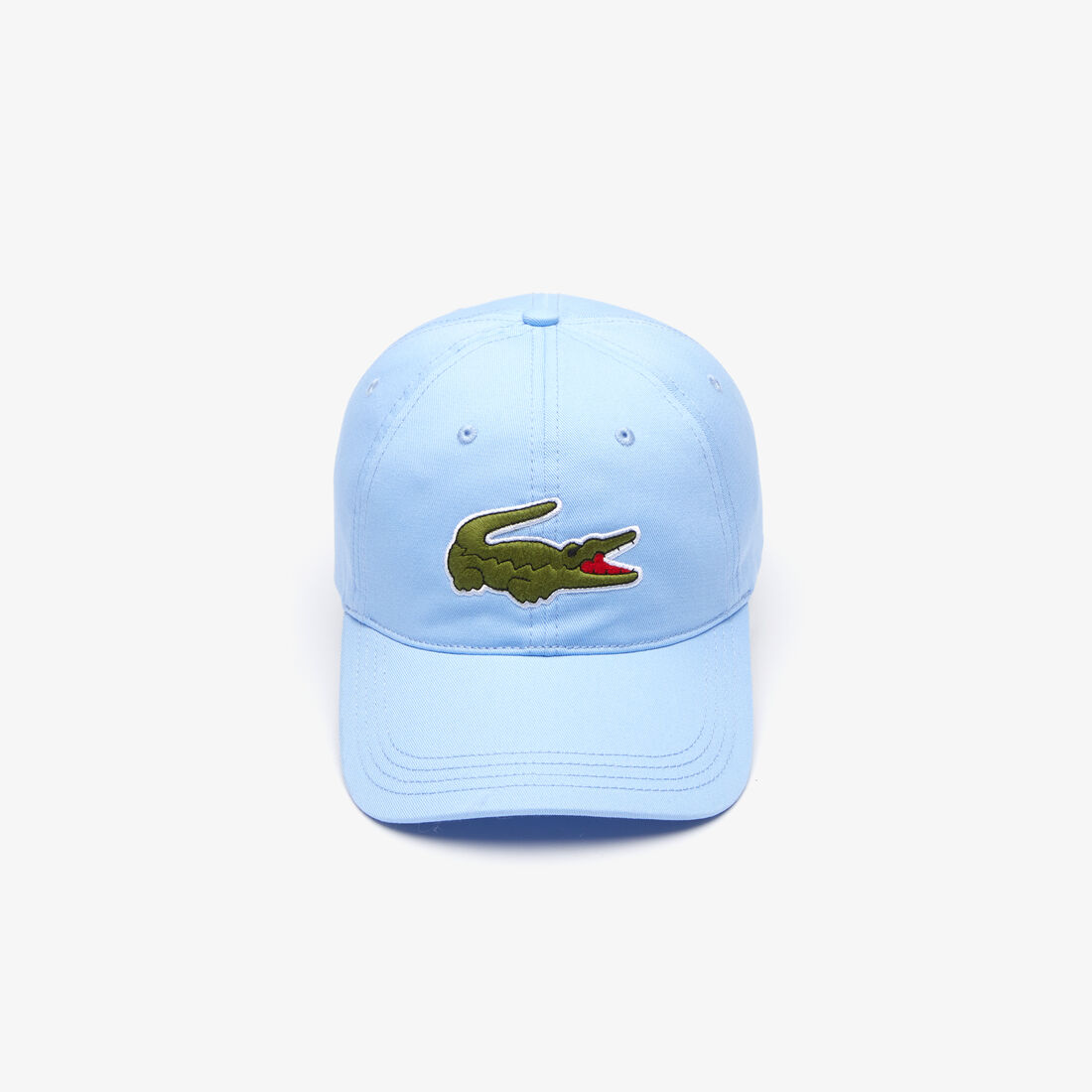 Men's Contrast Strap And Oversized Crocodile Cotton Cap Men's Contrast Strap And Oversized Crocodile Cotton Cap