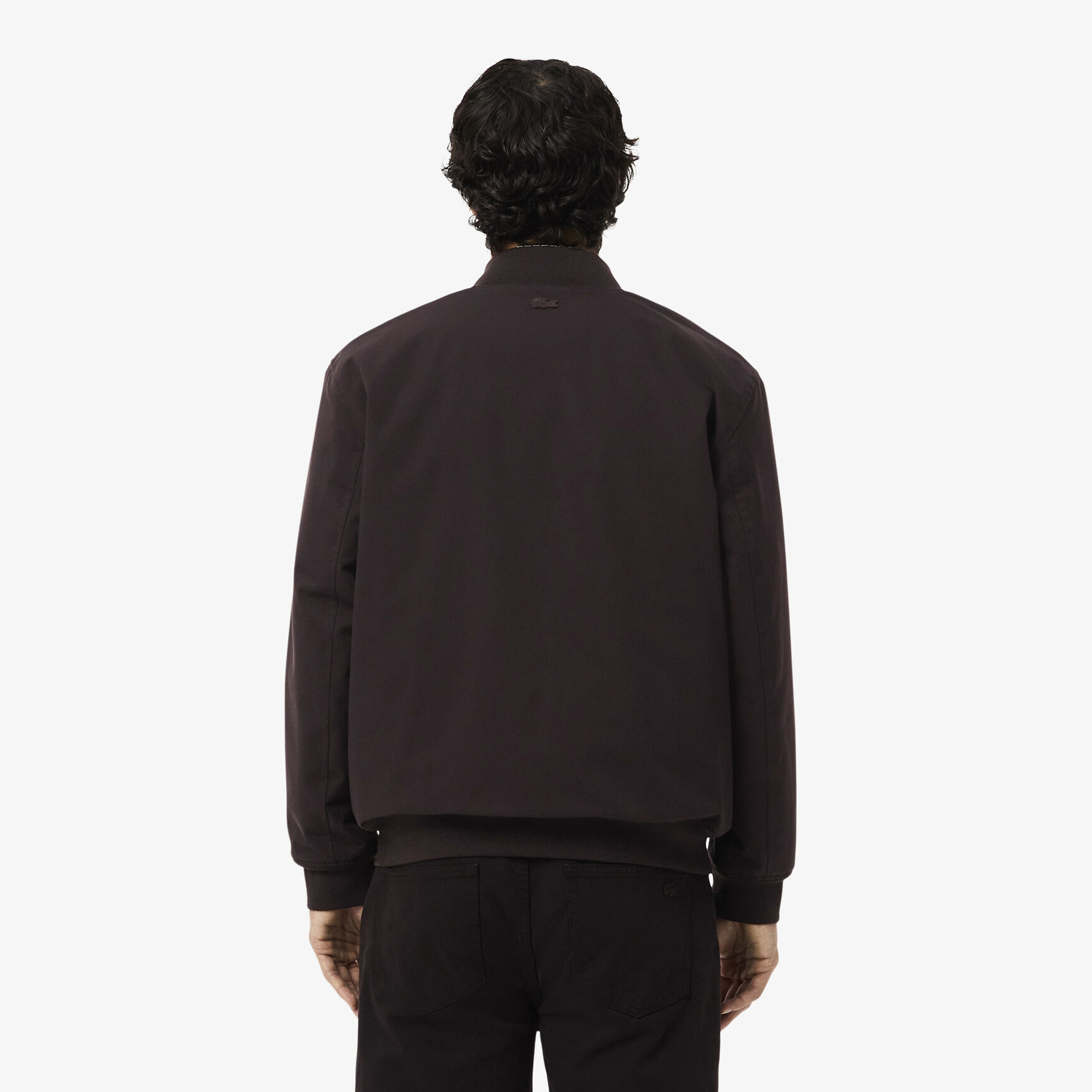 جاكيت بومبر مقاوم للماء بشعار كلاسيكي