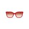 lacoste women s rectangle acetate croco skin sunglasses