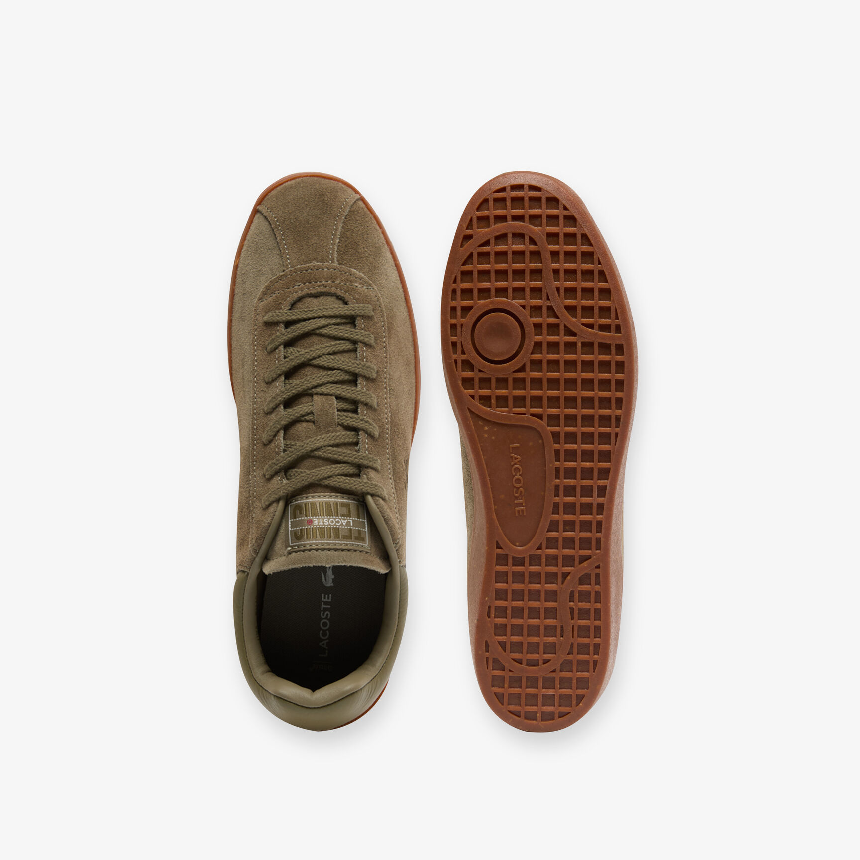 حذاء رياضي بيس شوت رجالي من جلد الغزال