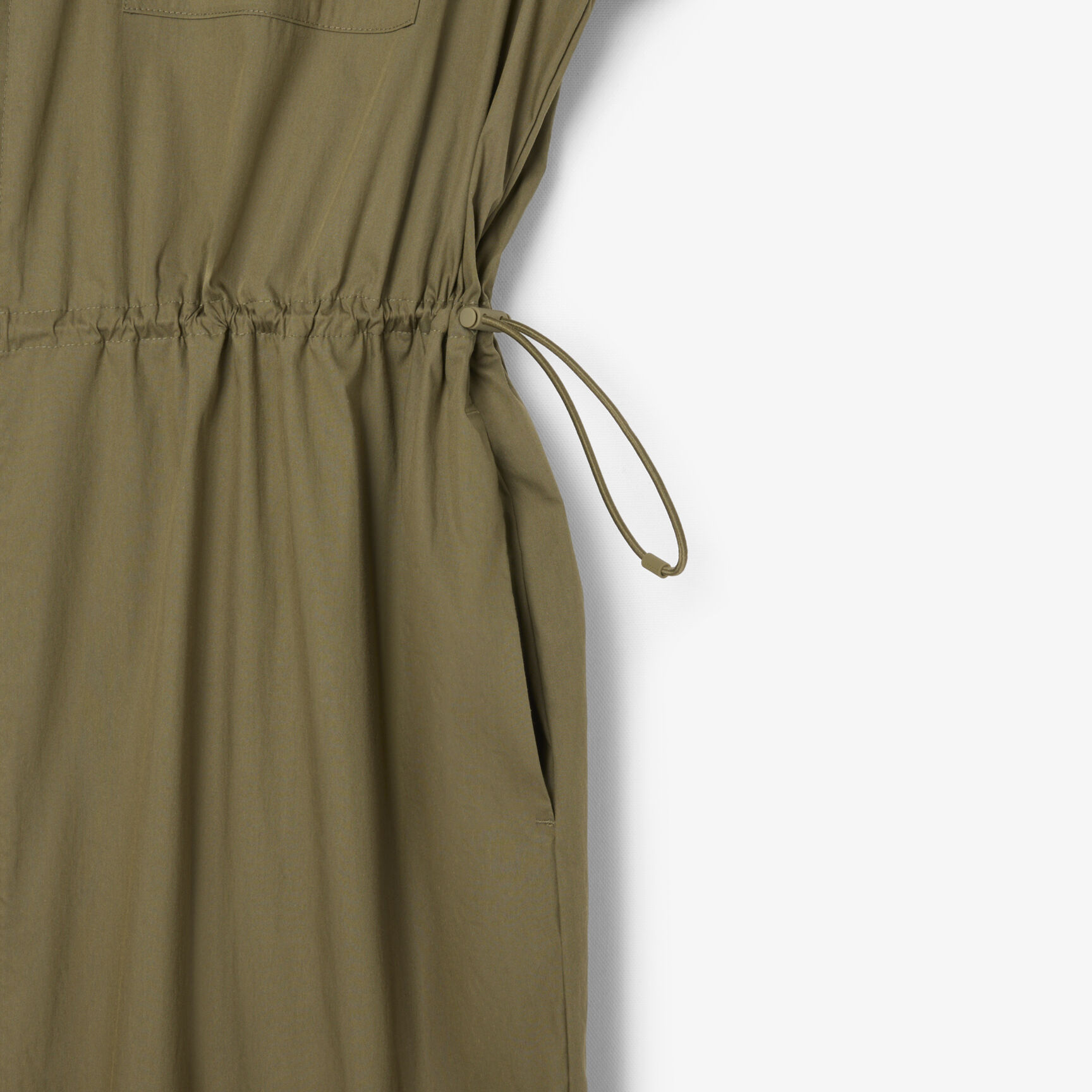 فستان قميص قطني كبير الحجم بسحاب أمامي فستان قميص قطني كبير الحجم بسحاب أمامي