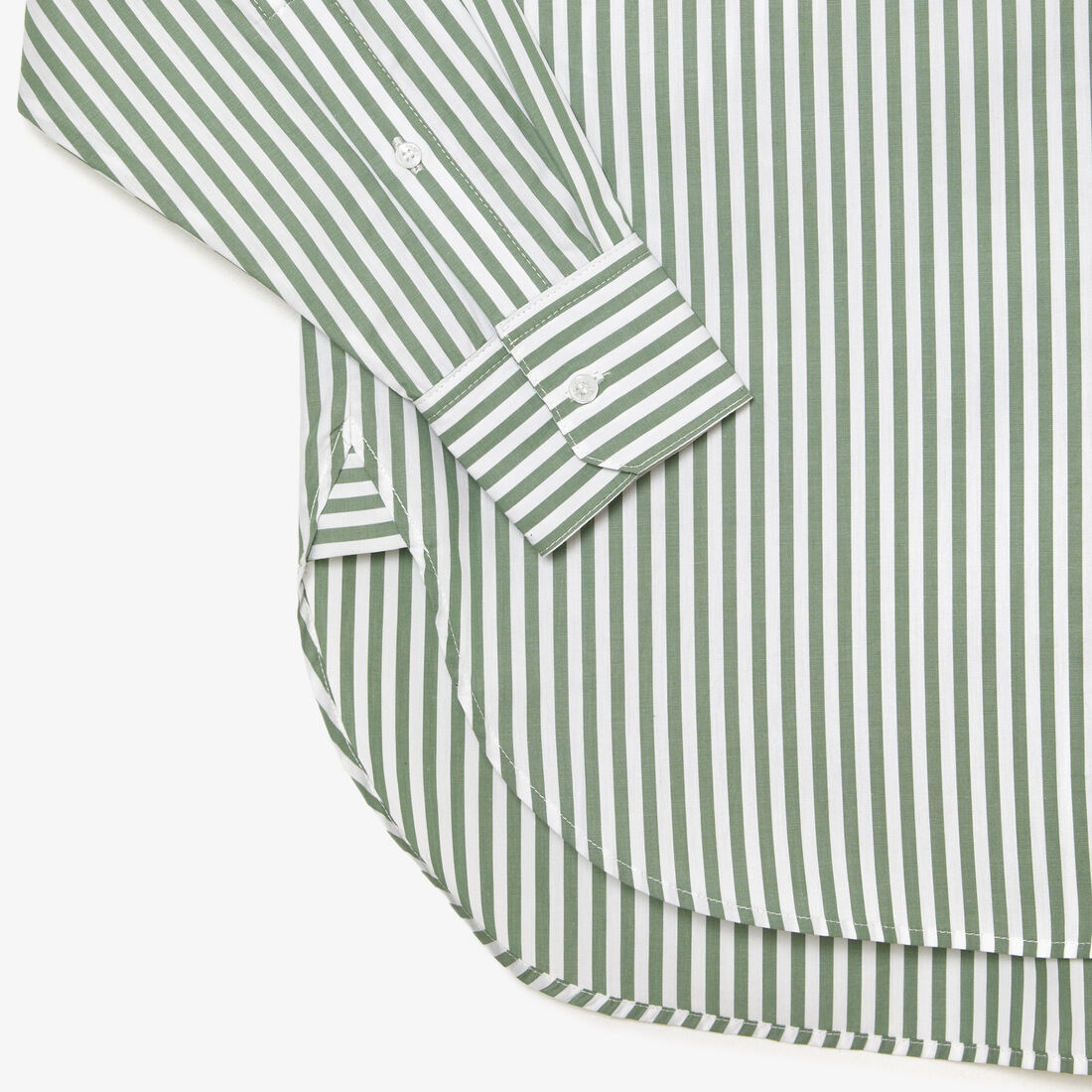 Women's Lacoste Striped Cotton Poplin Shirt Women's Lacoste Striped Cotton Poplin Shirt