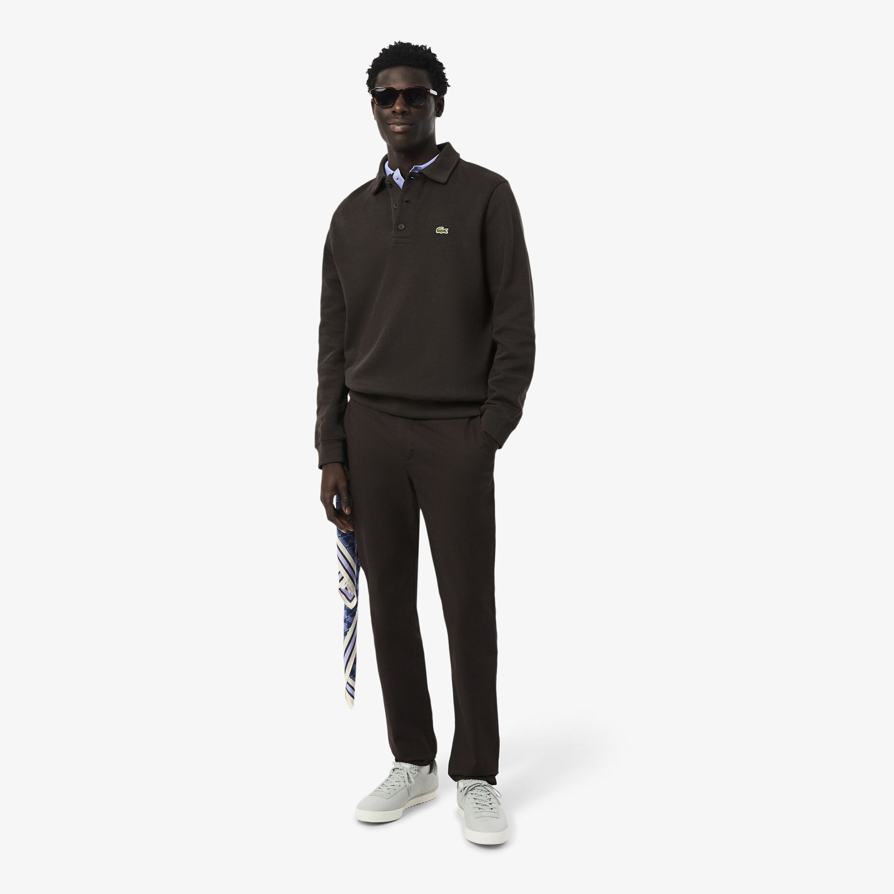 lacoste slim fit stretch cotton chino pants