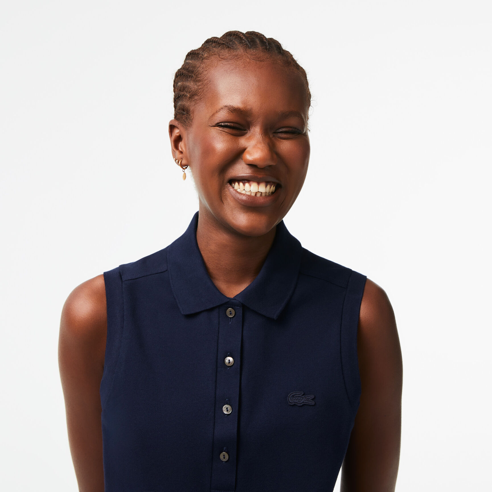 Slim Fit L.12.D Sleeveless Stretch Polo Shirt Slim Fit L.12.D Sleeveless Stretch Polo Shirt