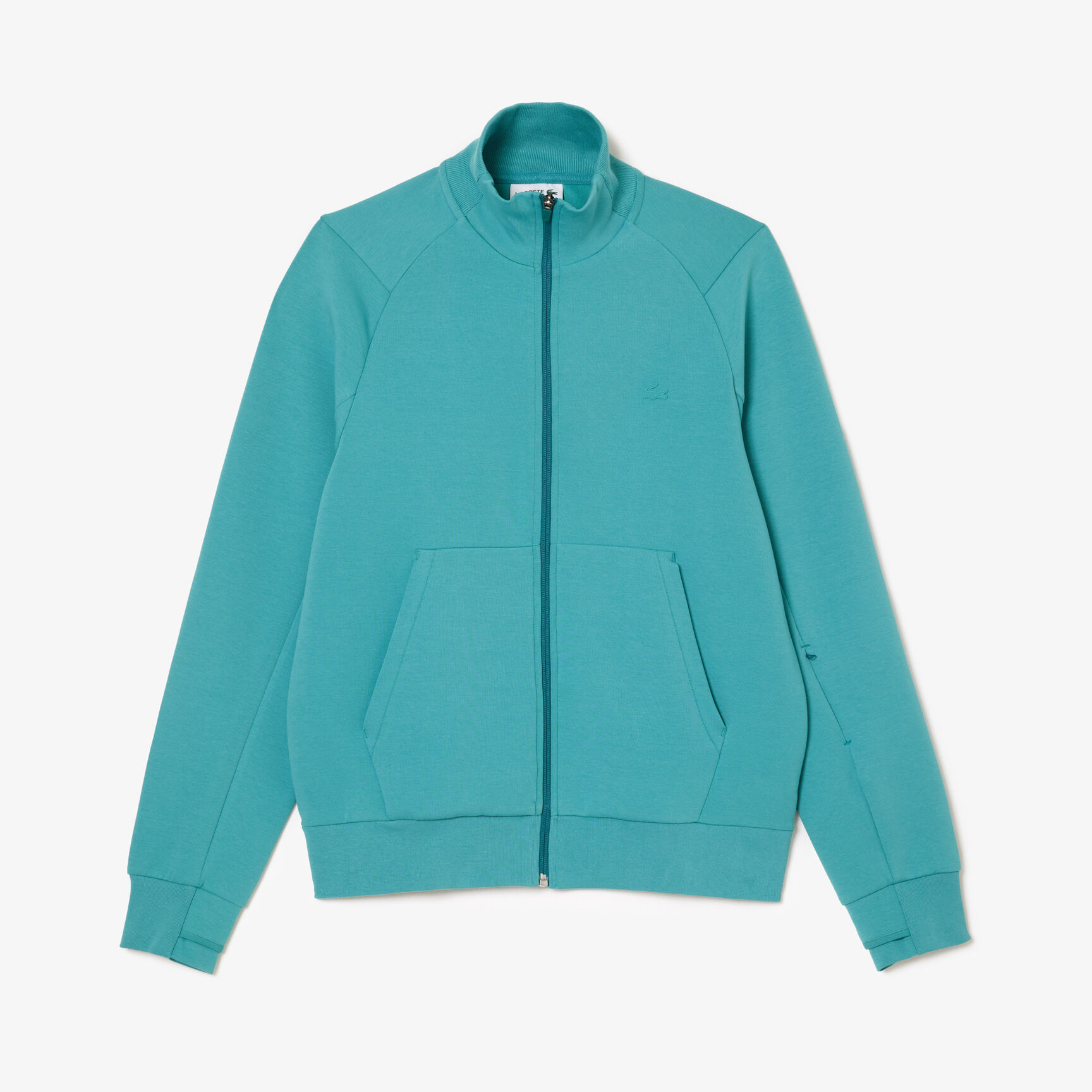High Neck Zip-Up Sweatshirt