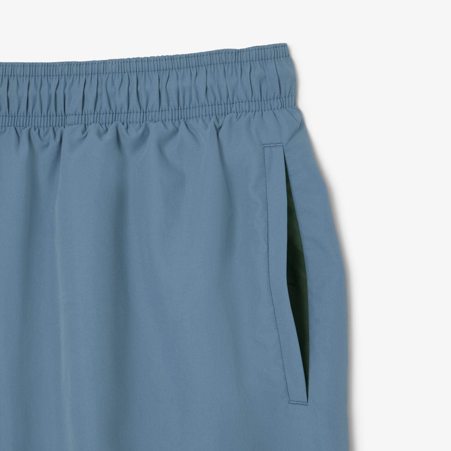 Mid Length Monochrome Swim Trunks