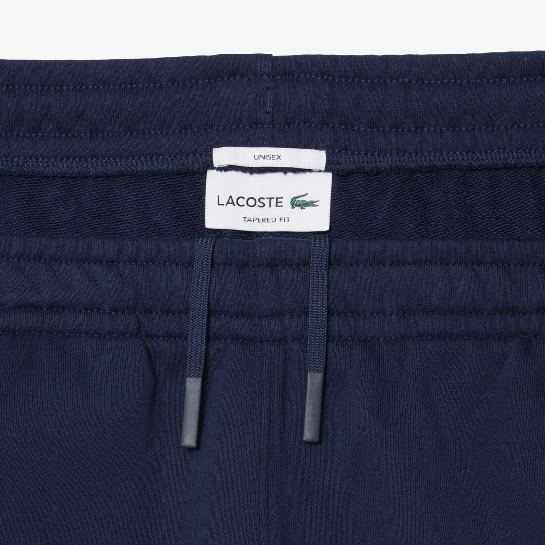 lacoste embossed branding sweatpants