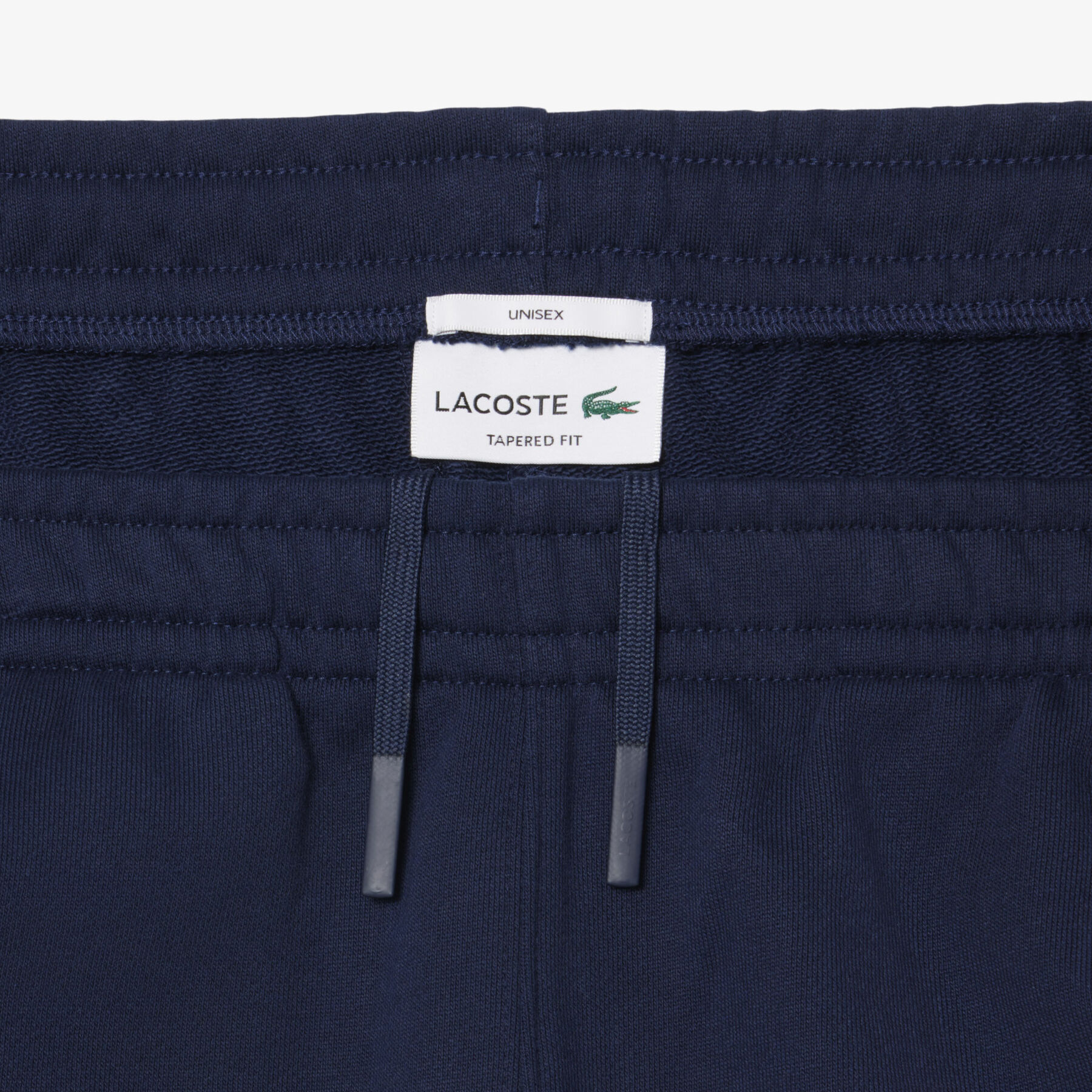 lacoste embossed branding sweatpants