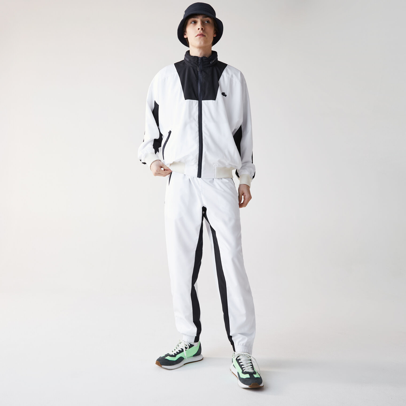Men’s Lightweight Retro Style Colourblock Tracksuit Pants