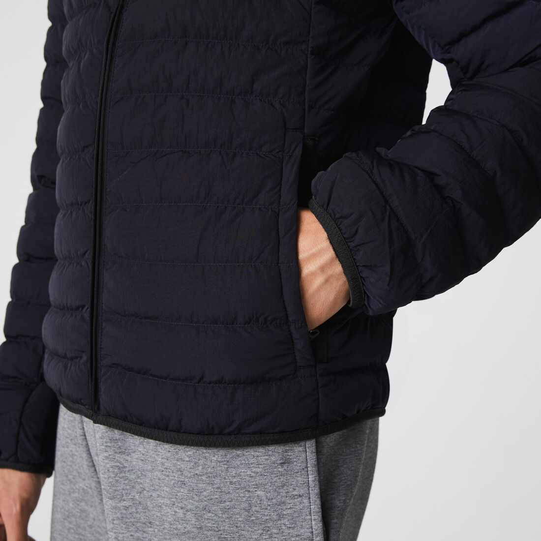 Men's Lightweight Foldable Hooded Water-Resistant Puffer Coat Men's Lightweight Foldable Hooded Water-Resistant Puffer Coat