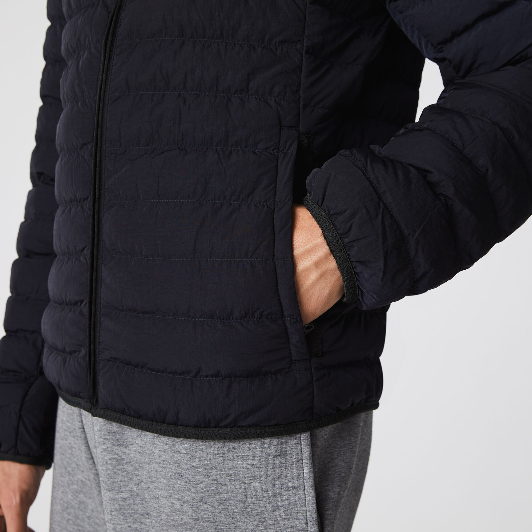 Men's Lightweight Foldable Hooded Water-Resistant Puffer Coat Men's Lightweight Foldable Hooded Water-Resistant Puffer Coat