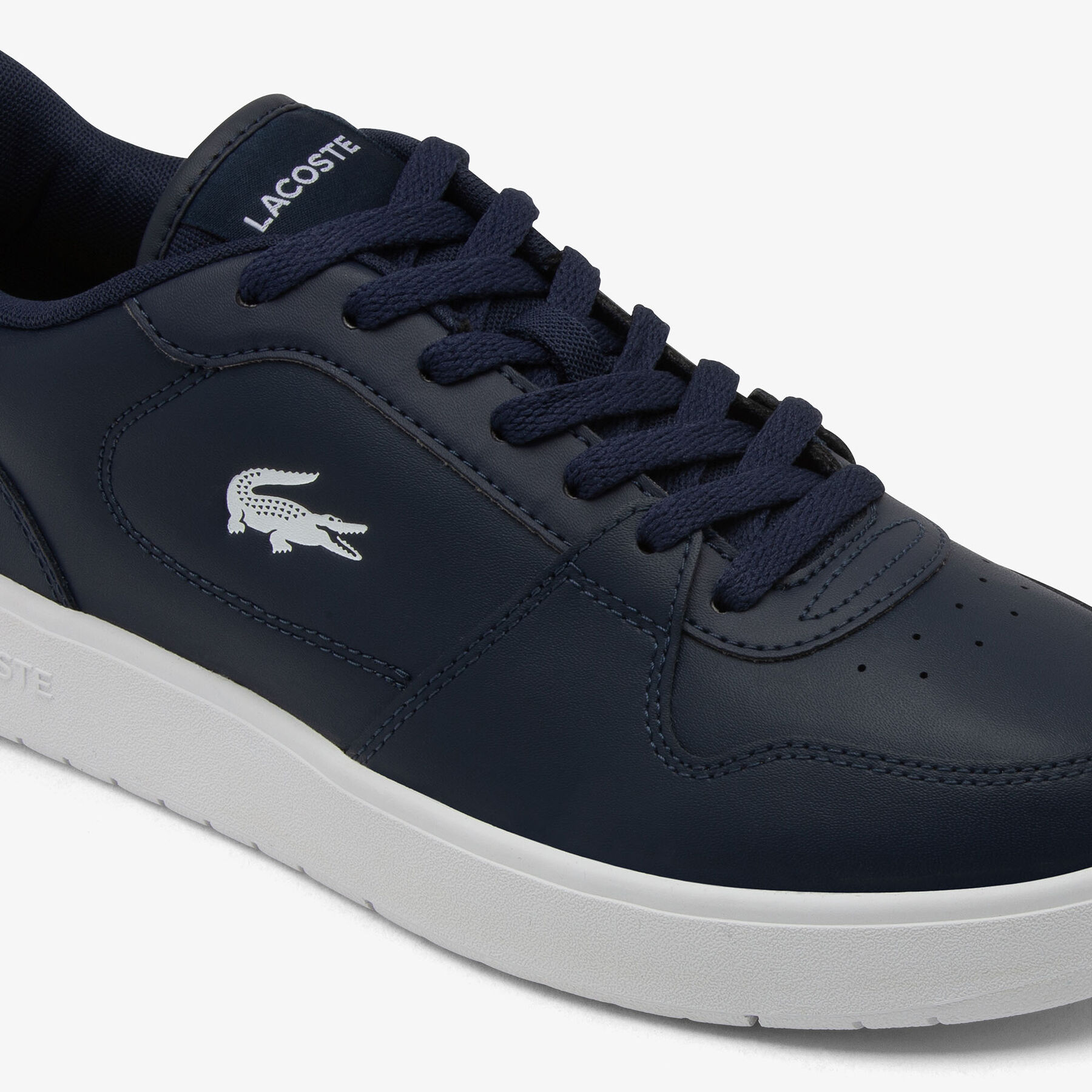 Men's Court Ace Leather Sneakers حذاء رياضي كورت إيس رجالي من الجلد - 50SMA0070-092