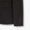lacoste embroidered logo slim fit wool blazer