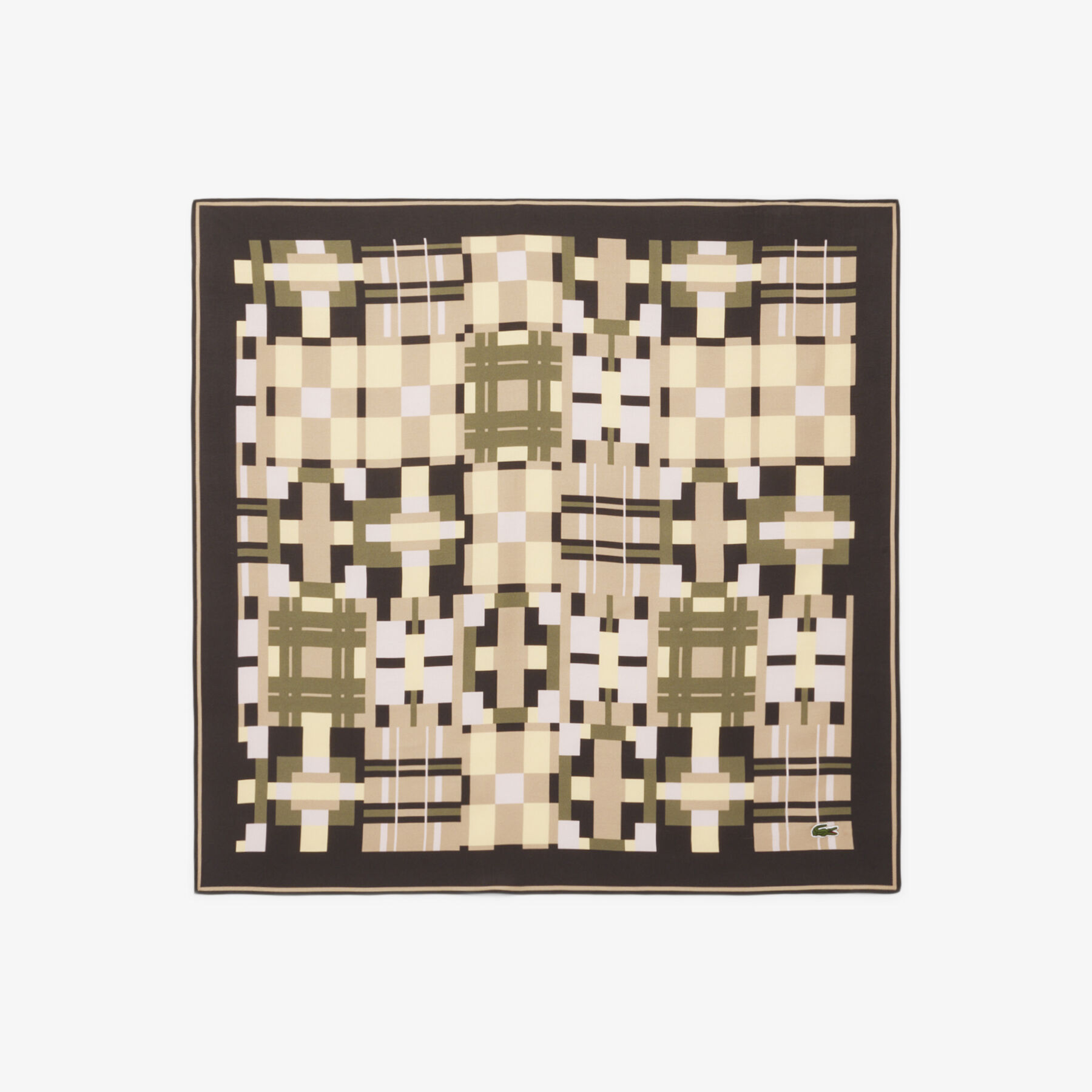 Geometric Pattern Scarf lacoste geometric pattern scarf