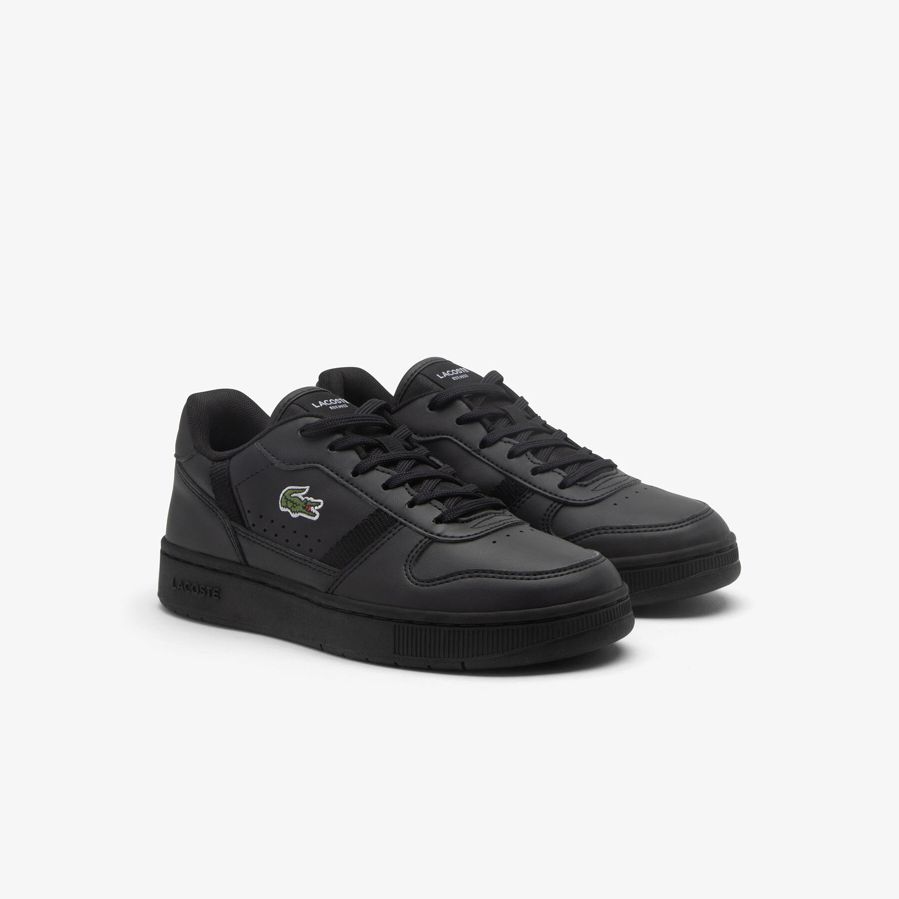 lacoste junior s t clip set trainers