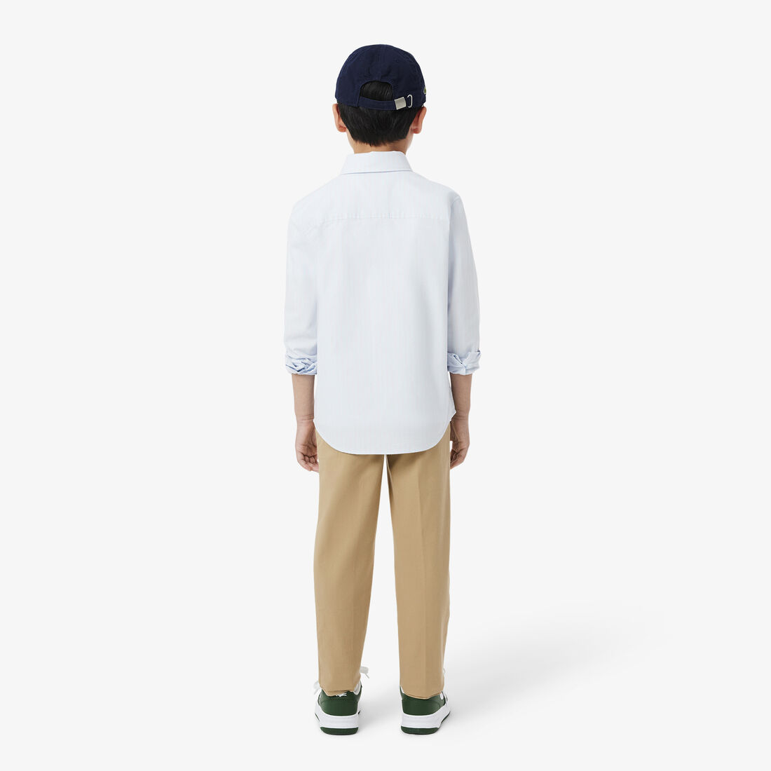 Boys' Lacoste Stretch Cotton Gabardine Chinos Boys' Lacoste Stretch Cotton Gabardine Chinos