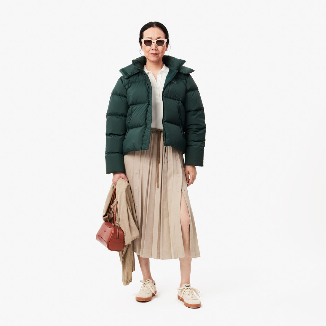 Long Pleated Flannel Skirt Long Pleated Flannel Skirt