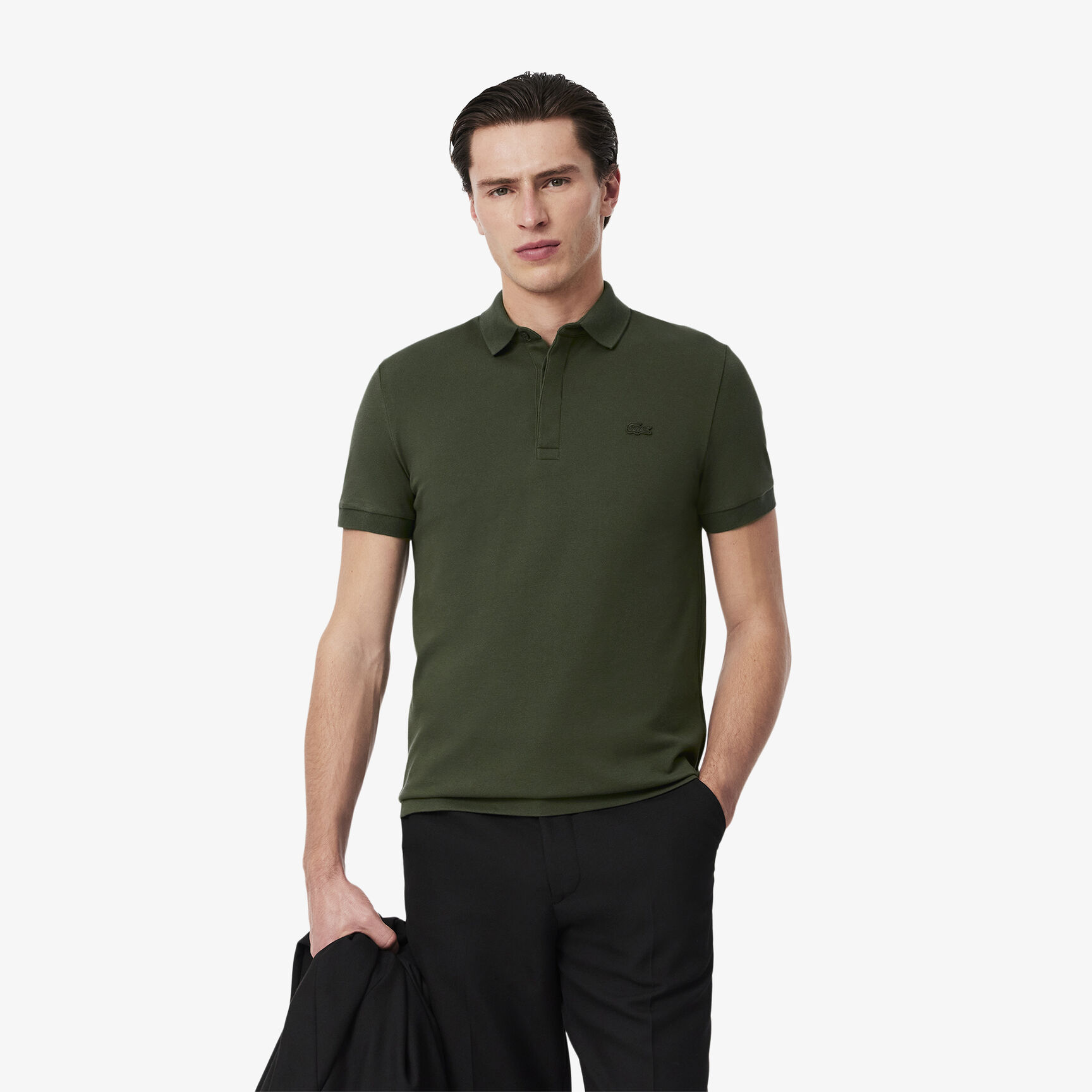Regular Fit Paris Stretch Pique Polo Shirt