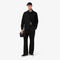 lacoste loose fit pique pleated pants