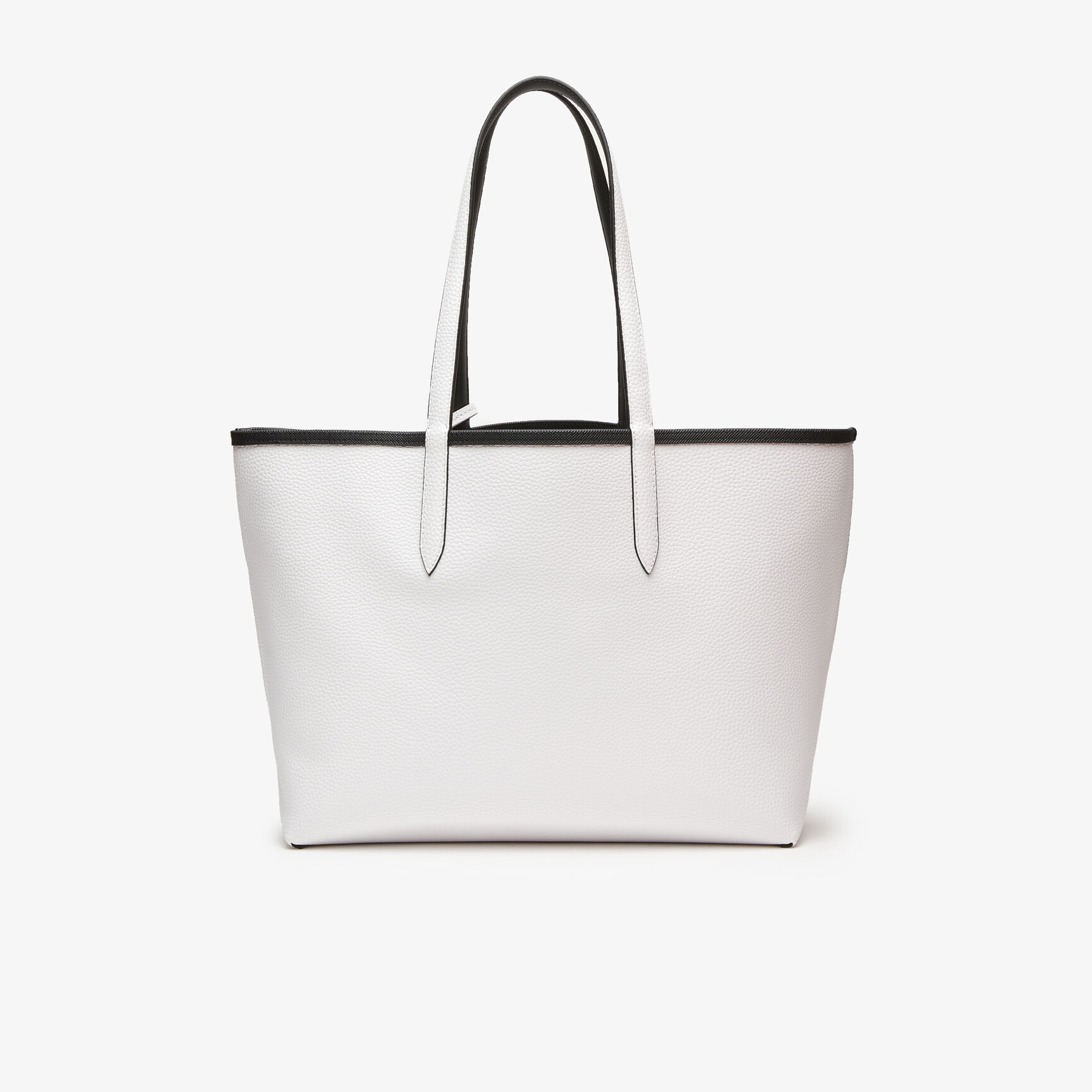 حقيبة يد لاكوست بوجهين وشعار الماركة بلون مغاير للنساء حقيبة يد لاكوست بوجهين وشعار الماركة بلون مغاير للنساء