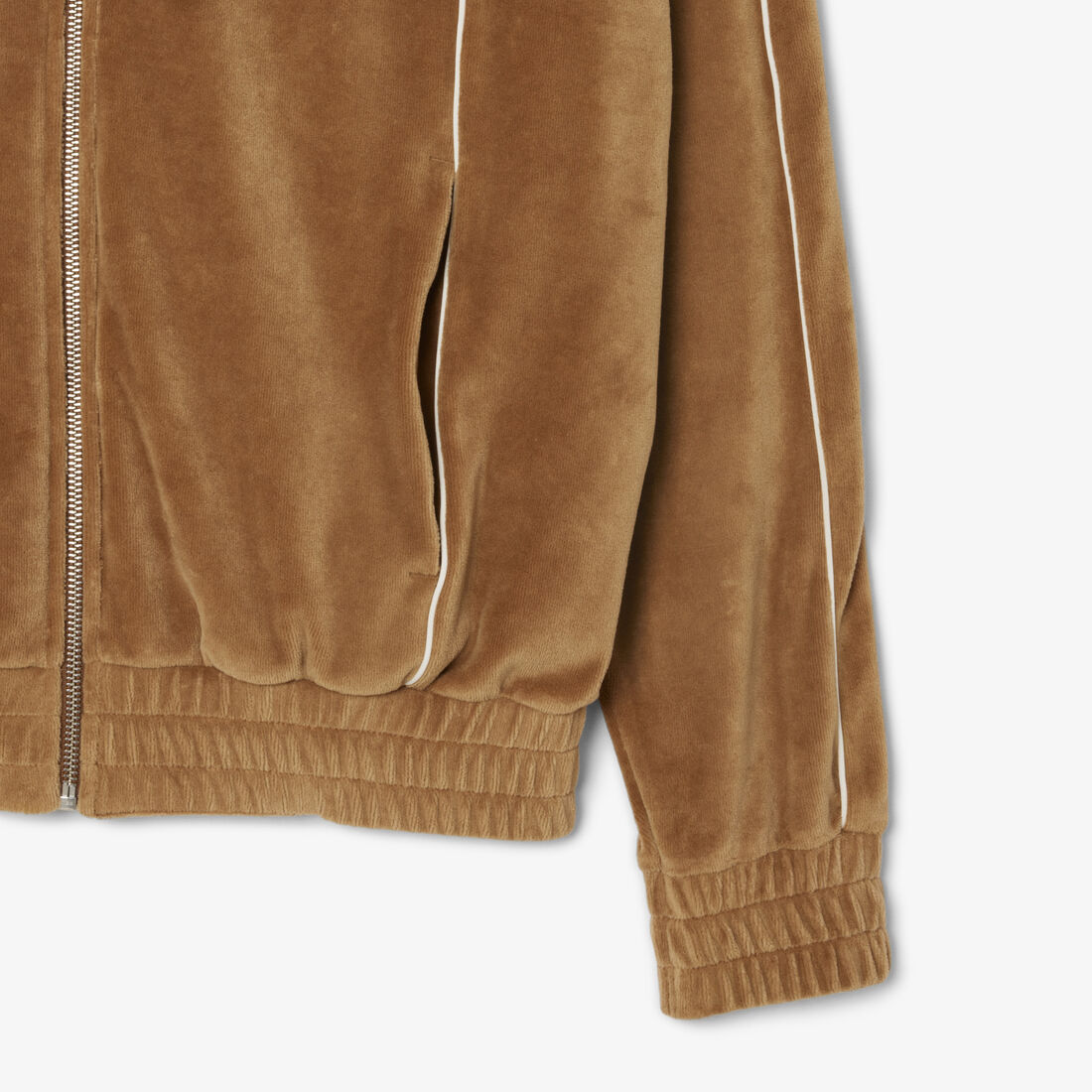 Oversized Zipped Velour Sweatshirt Oversized Zipped Velour Sweatshirt