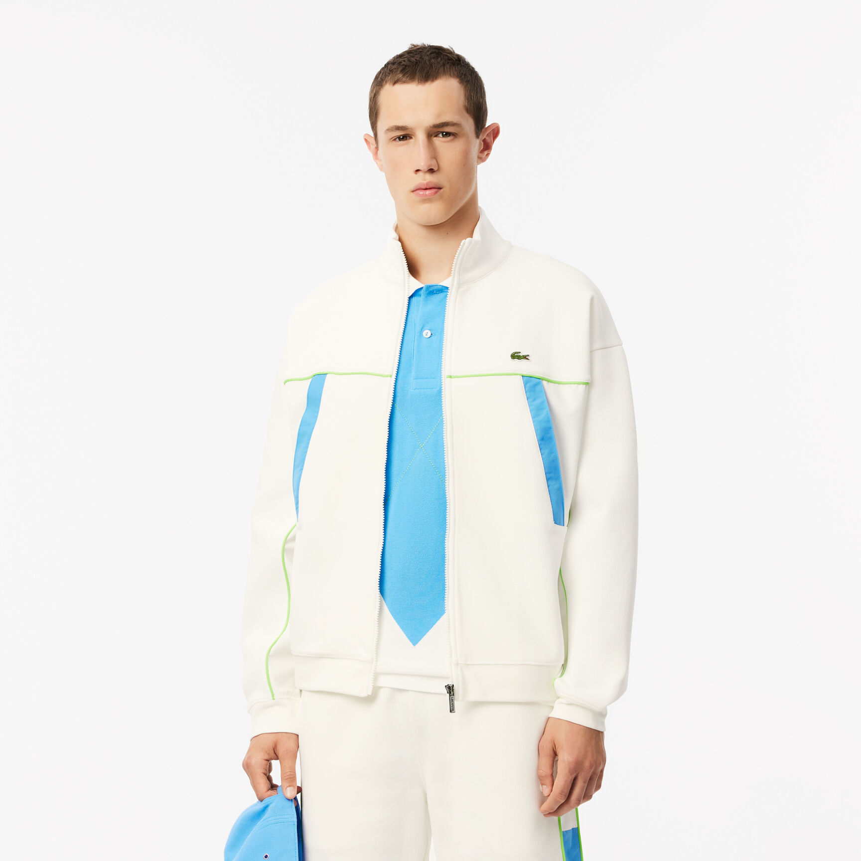 سويت شيرت فضفاض بسحاب سويت شيرت فضفاض بسحاب