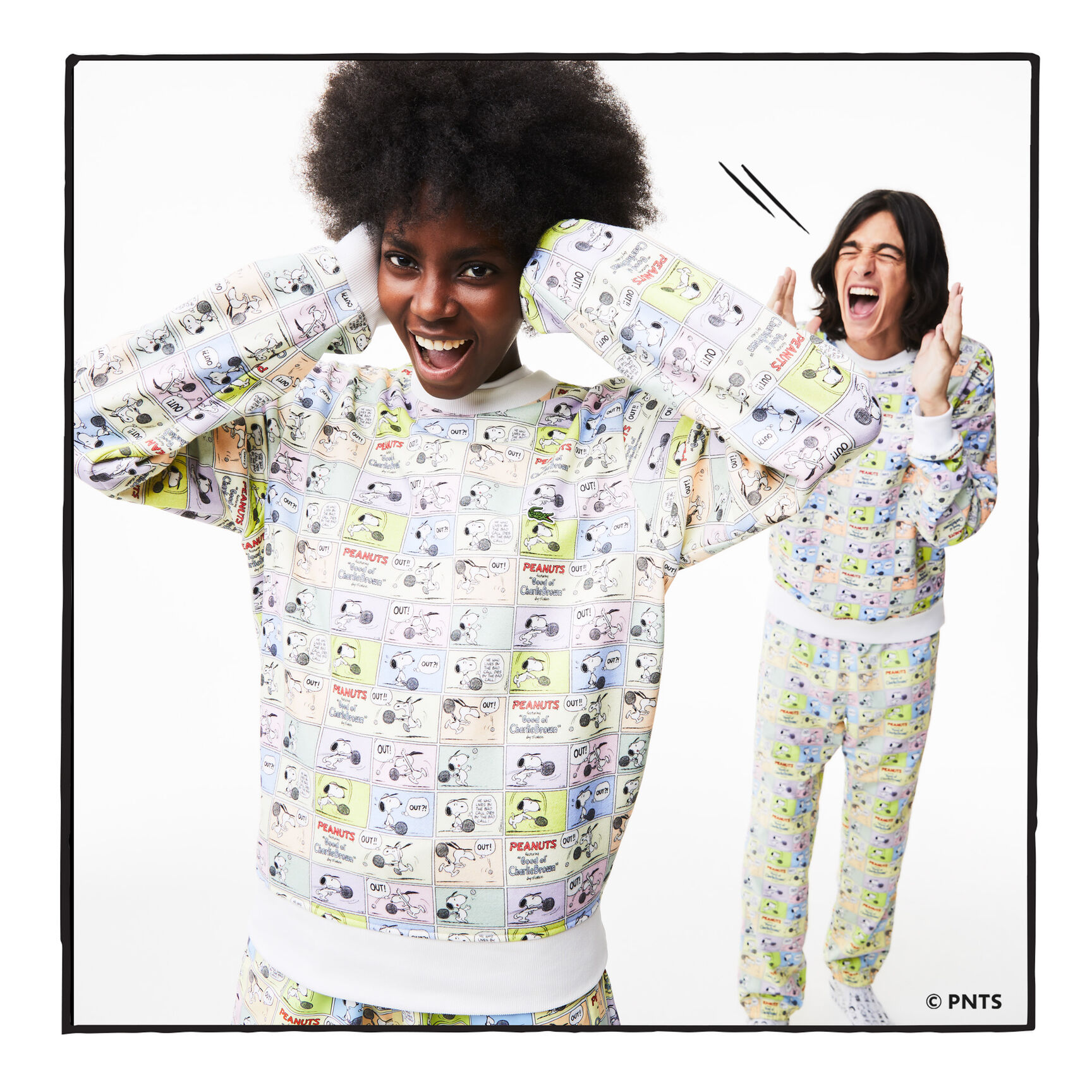 Unisex Lacoste x Peanuts Organic Cotton Sweatshirt Unisex Lacoste x Peanuts Organic Cotton Sweatshirt