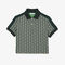Women's Regular Fit Contrast Collar Monogram Print Polo Shirt lacoste women s regular fit contrast collar monogram print polo shirt