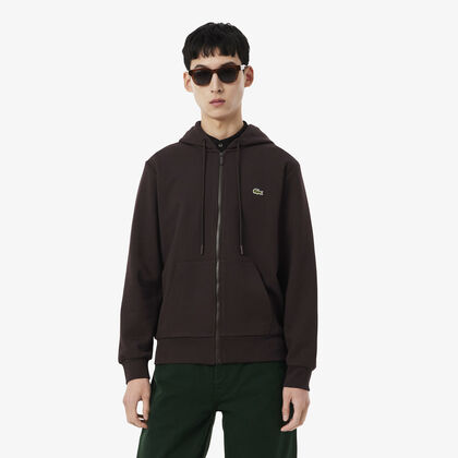 Classic Fit Zipped Fleece Sweatshirt