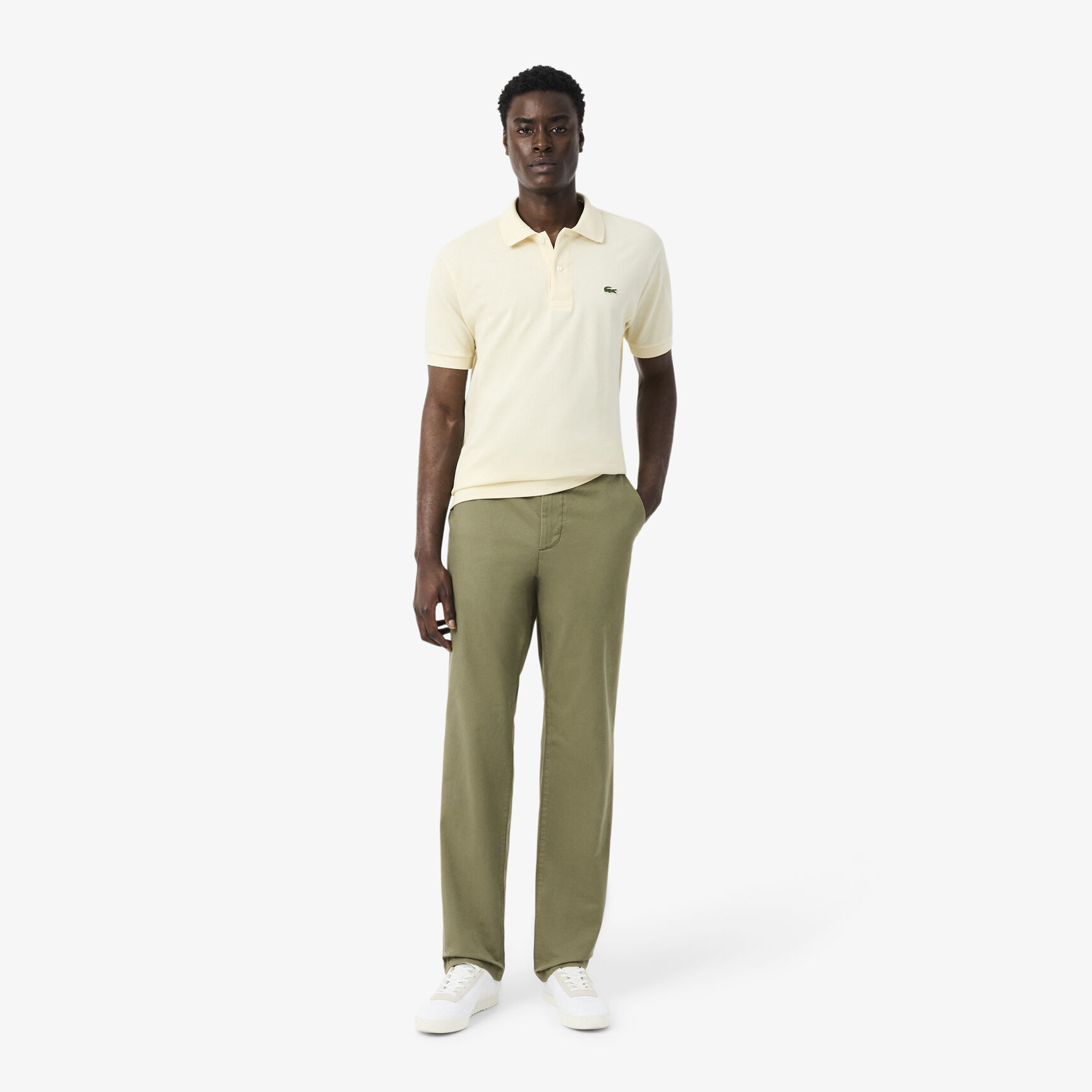 Regular Fit Cotton Chino Pants