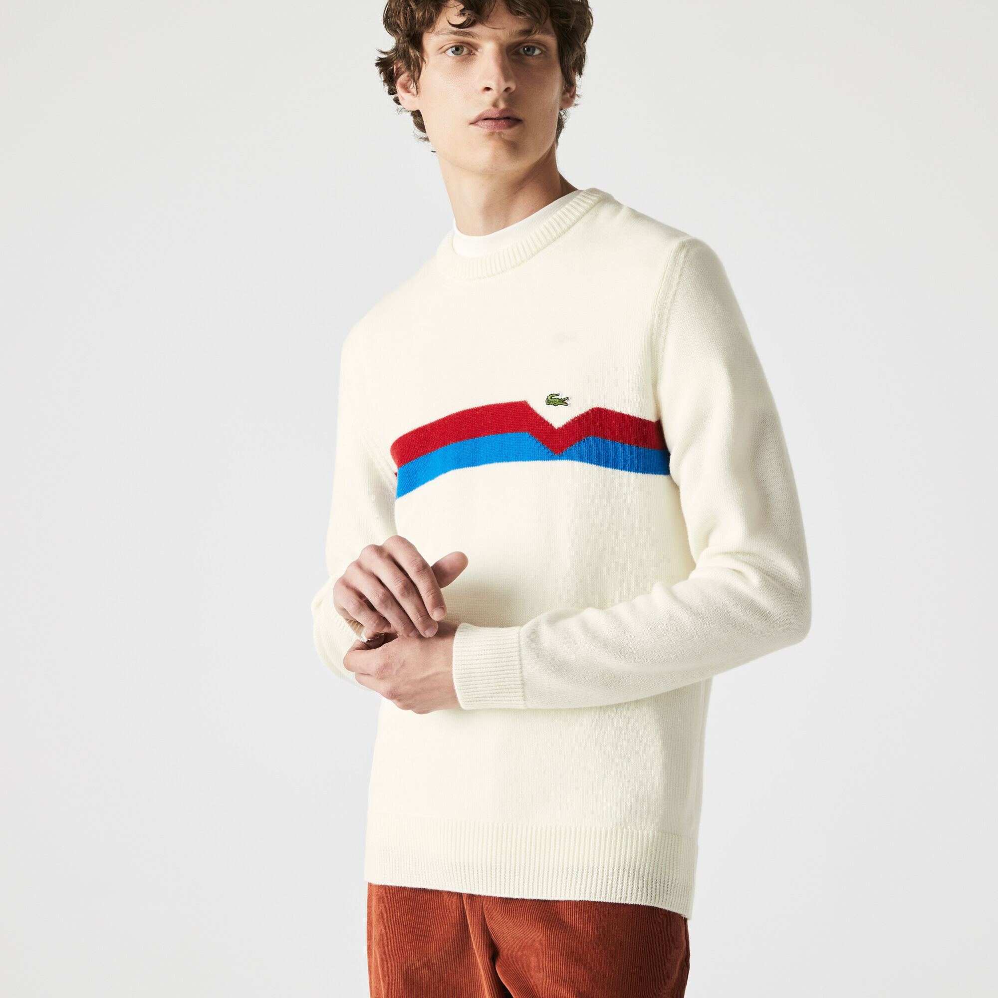 Lacoste rainbow sweater shop