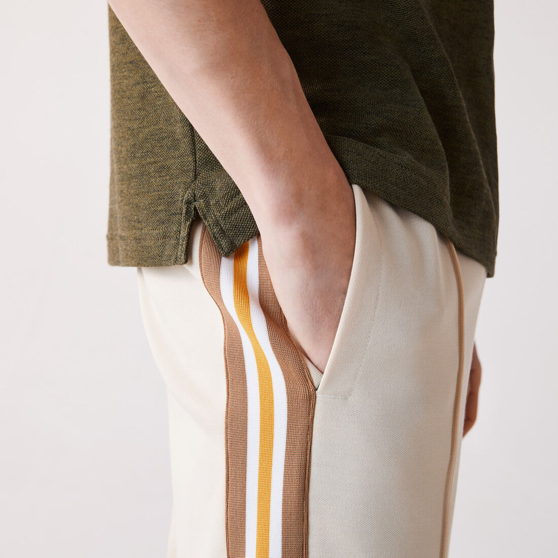 قميص بولو بيكيه بقصة ضيقة L.12.12 قميص بولو بيكيه بقصة ضيقة L.12.12