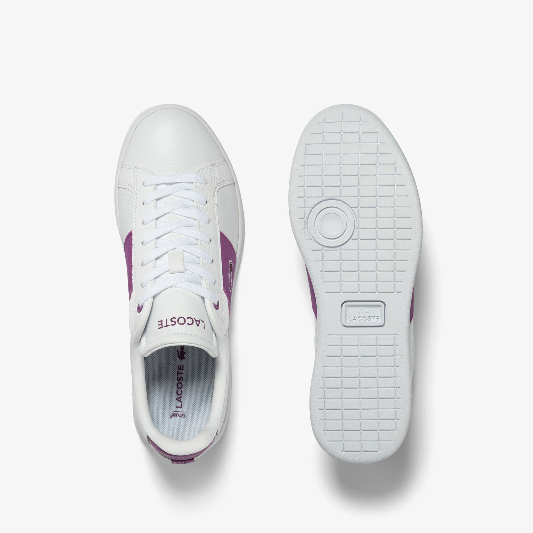 Women's Lacoste Carnaby Pro Leather Colour Block Trainers Women's Lacoste Carnaby Pro Leather Colour Block Trainers