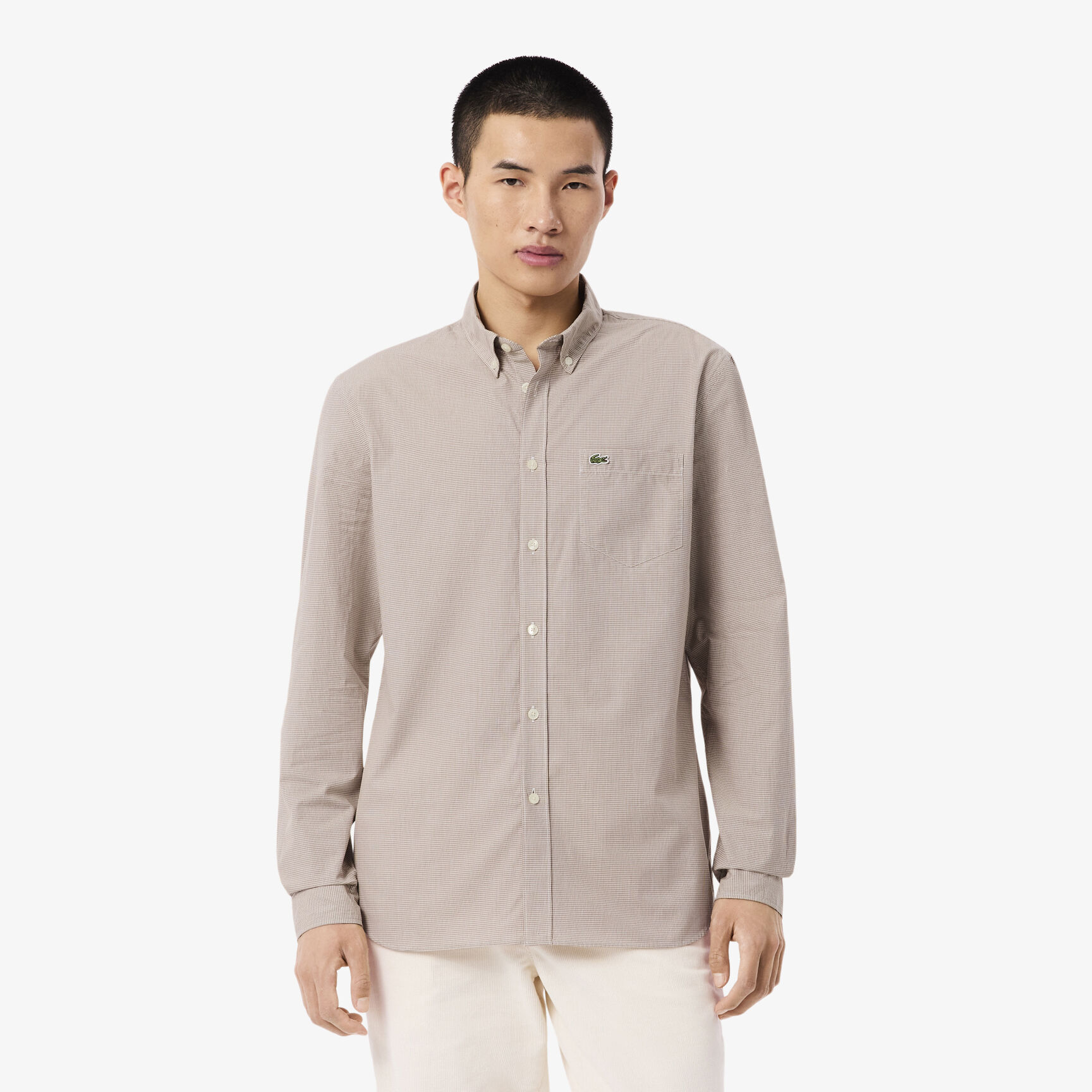 Regular Fit Gingham Poplin Shirt