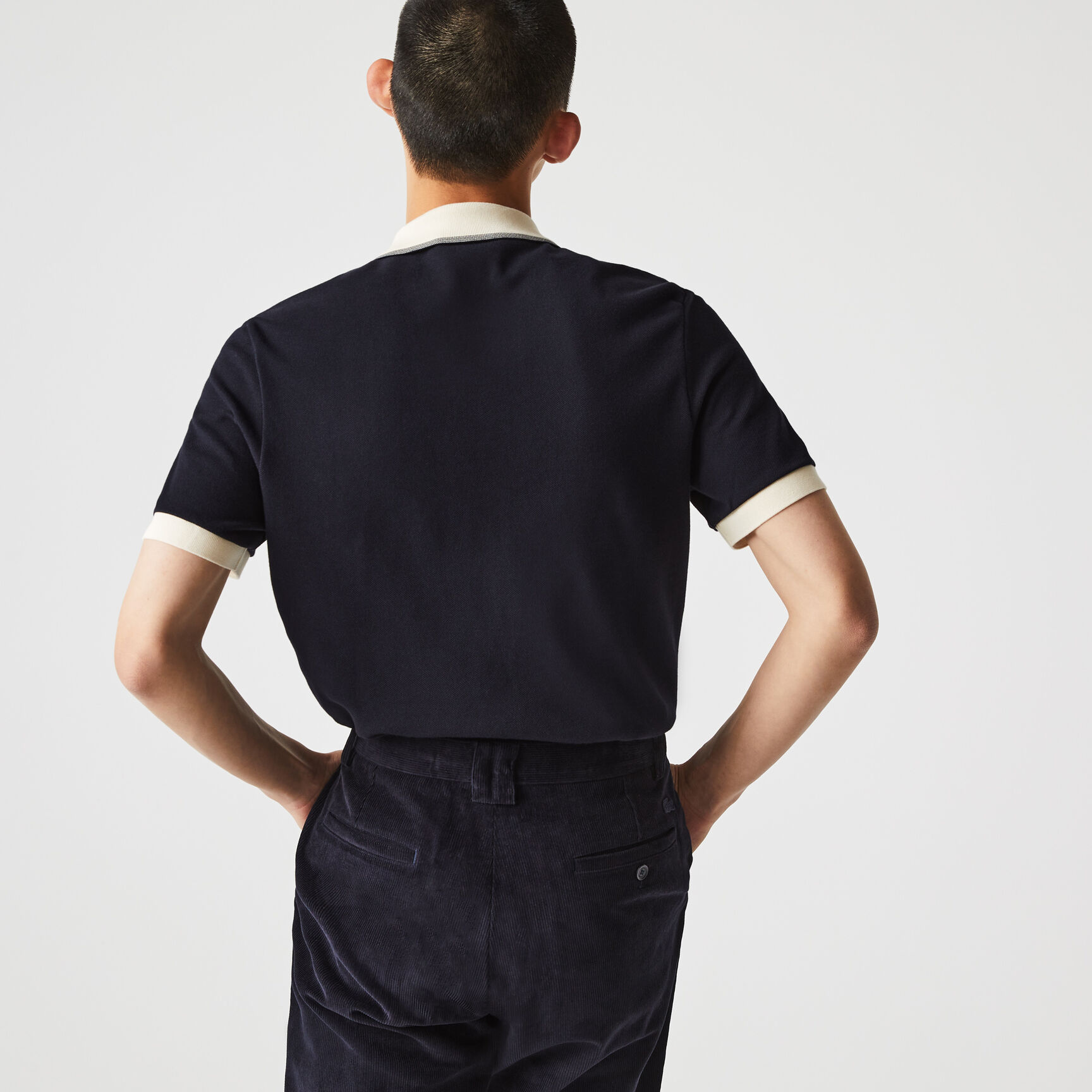 Men&rsquo;s Lacoste Regular Fit Contrasting Accents Piqu&eacute; Polo