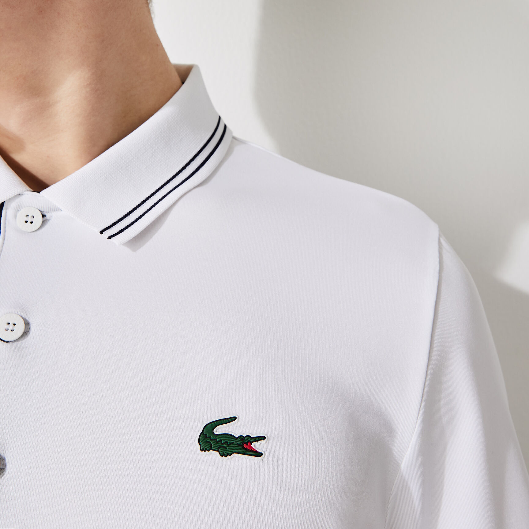 Men's Lacoste SPORT Signature Breathable Golf Polo Shirt