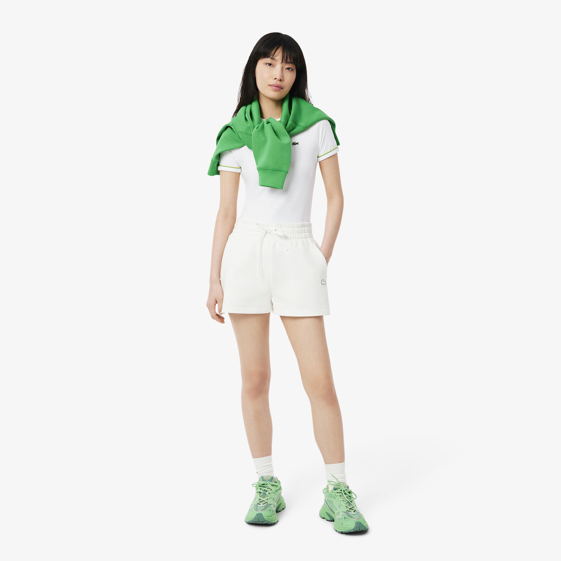 lacoste contrast accent jersey t shirt