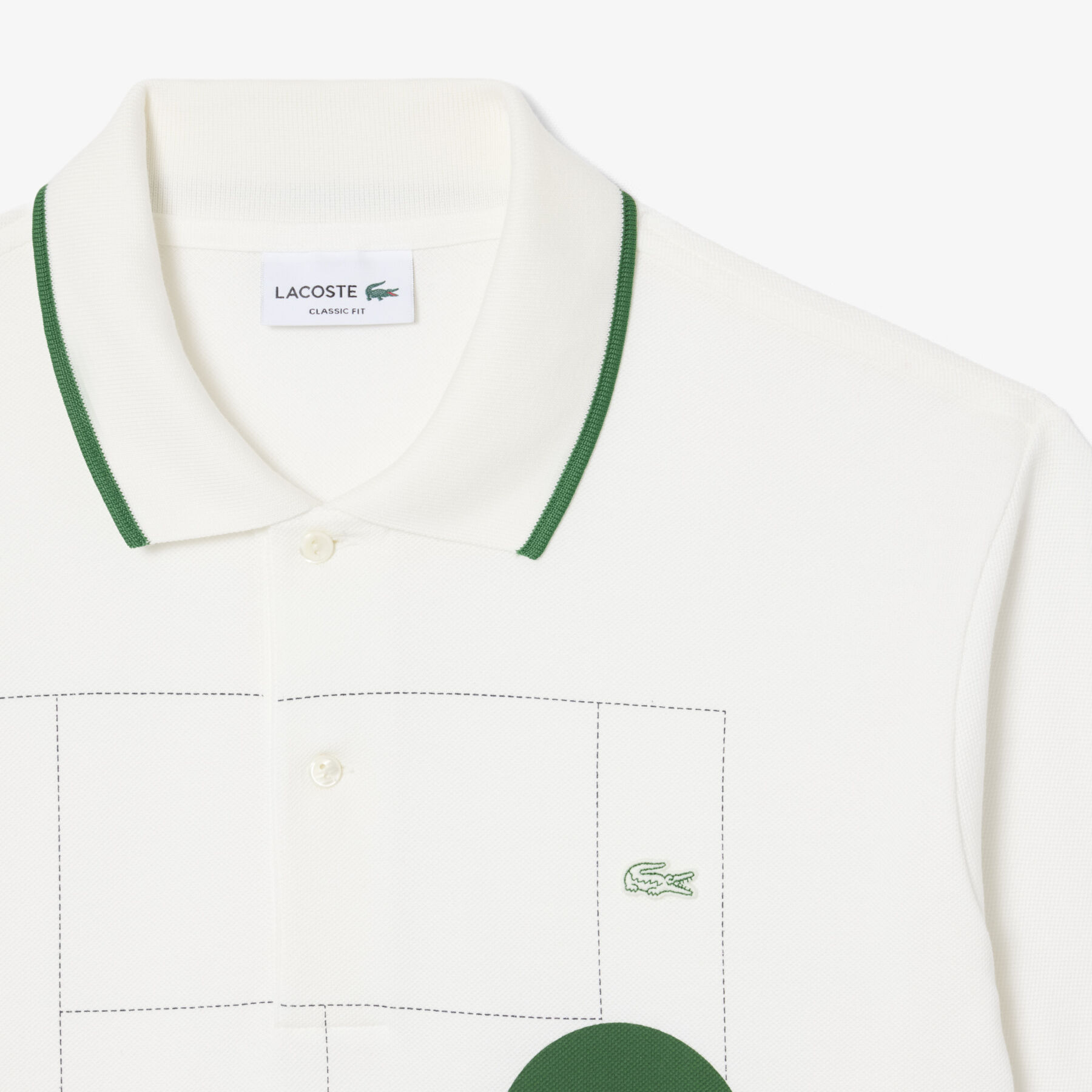 Classic Fit Graphic Petit Pique Polo Shirt lacoste classic fit graphic petit pique polo shirt