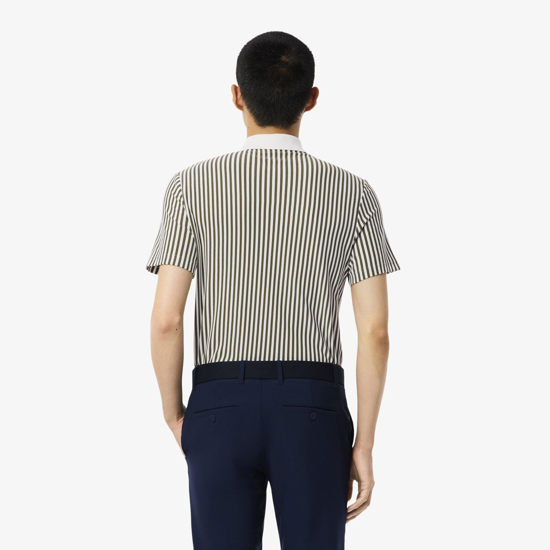 Heat Regulating Striped جولف قميص بولو Heat Regulating Striped Golf Polo Shirt - DH4803-00-J1K
